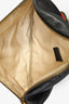 Gucci Black Leather Web Strap Belt Bag
