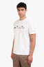 Louis Vuitton x The Darjeeling Limited 2026 White Logo Animal Embroidered Short Sleeve T-Shirt Size L Men