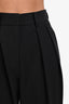 Staud Black Luisa Pleated Trousers Size 0 with Tags