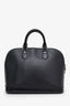 Louis Vuitton Black Epi Leather Alma PM Bag