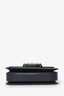 Gucci Navy/Brown Leather and Corduroy 1955 Horsebit Crossbody