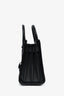 Saint Laurent Black Grained Leather Nano 'Sac de Jour' with Strap