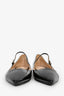 Prada Black Patent Pointed Toe Ballet Flats Size 41