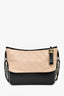 Pre-loved Chanel™ 2018 19 Black/Beige Calfskin Medium 'Gabrielle' Bag