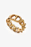 Bague chaîne dorée « CD » Christian Dior, taille M