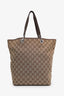 Gucci Beige Vintage GG Canvas Bucket Tote