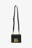 Dolce & Gabbana Black Leather DG '3.5' Crossbody Bag