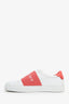 Givenchy White/Pink Leather 'Urban Street' Sneakers Size 39