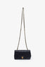 Pre-loved Chanel™ 1989-91 Black Quilted Lambskin Mini Rectangular Full Flap Bag