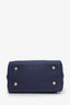 Louis Vuitton Blue Empreinte Leather Monogram Speedy 25 With Strap