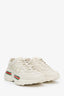 Gucci White Leather GG Sneakers Size 6.5 Mens