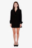 Saint Laurent Black Shirt Dress Size 38