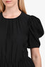 Ulla Johnson Black Ruffle Waist Midi Dress Size 6