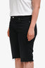 Saint Laurent Black Denim Dark Wash Bermuda Shorts Size 32