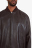 Gucci Brown Leather Jacket Size 56 Mens