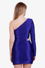 Gauge81 Purple One Shoulder Cut Out Mini Dress Size XS