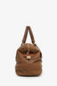 Celine by Phoebe Philo Brown Leather Large Bowling Bag