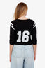 Celine Black Boxy Jersey T-Shirt Size S