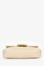 Gucci White Leather GG Marmont Mini Crossbody Bag