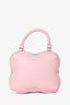 Ganni Light Pink Padded Leather Small Butterfly Crossbody