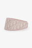 Christian Dior Pink Oblique Pattern Wide Headband