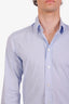 Dolce & Gabbana Blue Cotton Button Down Shirt Size 38/15 Men's