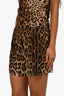 Dolce & Gabbana Leopard Print Shorts Size 42