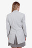Isabel Marant Etoile Grey Wool Double Breasted Blazer Size 34