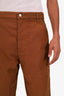 Prada Brown Moleskin Double Knee Work Pants Size 34 Mens