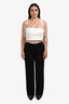 Blumarine Black Trouser Pants Size 46 IT