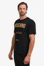 Moschino Couture Black/Gold Logo T-Shirt Estimated Size L Mens