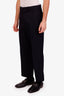 Marni Navy Cotton Straight Leg Pants Size 46