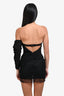 For Love & Lemons Black Lace One Shoulder Mini Dress Size XS