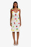 Staud White Crochet Mini "Maracuya" Dress Size L