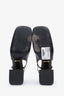 Gucci Black Leather Horsebit Square Toe Pumps Size 36.5