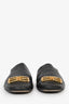 Balenciaga Black Smooth Leather BB Mules Size 40.5