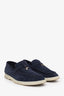 Loro Piana Navy Mocassins Summer Charms Walk Size 40