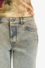 Off-White Acid Wash Denim Slim Jeans Size 28