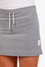 Pre-loved Chanel™ Sport Spring Summer 2005 Grey CC Mini Sweat Skirt Size 40