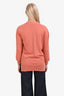 Hermès Salmon Pink Cashmere Cardigan Size 38