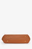 Louis Vuitton Brown Leather Padlock Low Key Cabas' Logo Tote MM with Pouch