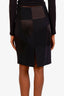 Moschino Couture Black Panelled Midi Skirt Size 14