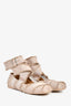 Christian Dior Nude Ankle Wrap Ballet Flats Size 40