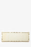 Fendi White Logo Basket Top Handle Bag