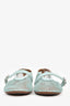Alaïa Turquoise Mesh Ballet Flats Size 39