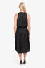 Ulla Johnson Black/Pink Floral Satin Sleeveless Maxi Dress Size 4