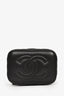 Pre-loved Chanel™ 2021+ Black Leather Disco CC Mini Vanity Crossbody Bag