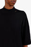 Anine Bing Black Mock Neck Short Sleeve Maxi Dress Size S