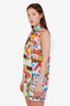 Moschino Couture Multicolour Powerpuff Girls Sleeveless Dress with Tie Size 6