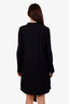 Chloe Navy Long Sleeve Belted Mini Dress Size 34